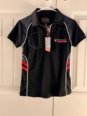 Corse Women's Black Polo Top